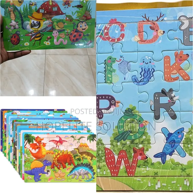 Wooden 30-Piece Puzzles - 1