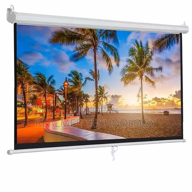 Manual Projector Screen 180x180 cm - 1