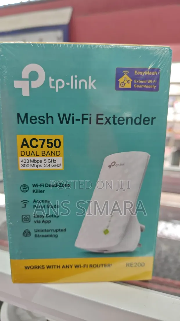 TP-Link RE200 AC750 Mesh Wi-Fi Extender - 1