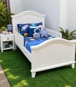 Custom Kids Single Bed with Safety Barrier & Storage Headboard - 4