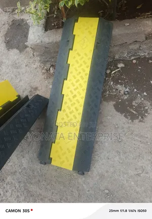 Heavy Duty 2-Channel Rubber Cable Protector