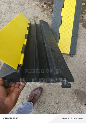 Industrial 2 Channel Cable Protector - Heavy Duty Traffic Rated