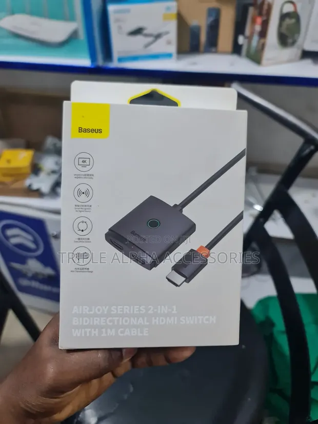 Baseus HDMI Splitter 2-in-1 Bidirectional - 1