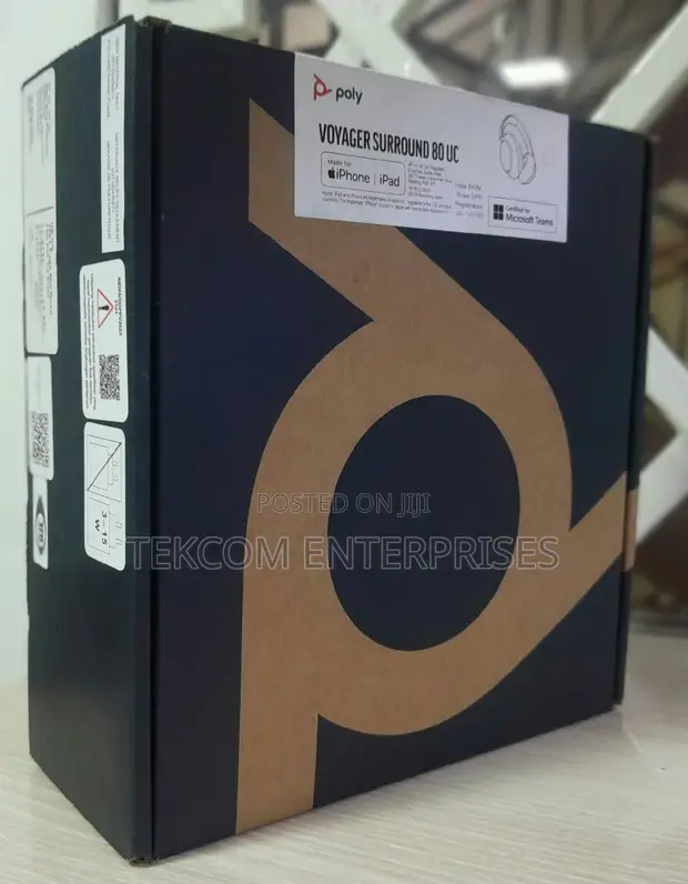 Poly Voyager Surround 80 UC USB-C Headset + Adapter - 1