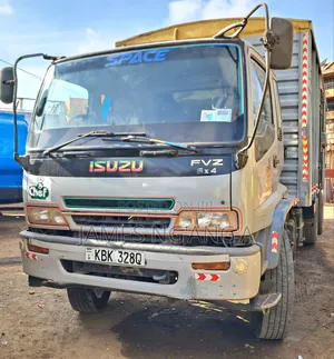 Isuzu FVZ Lori la Crane 2010 Grey
