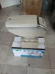 Beige Car Armrest with Centre Button - 1
