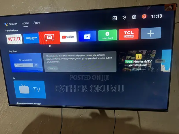 TCL Frameless Smart TV 43 Inches - 1