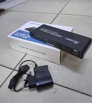 Splitter ya HDMI 4-Port Full HD 1080p Mpya Kabisa