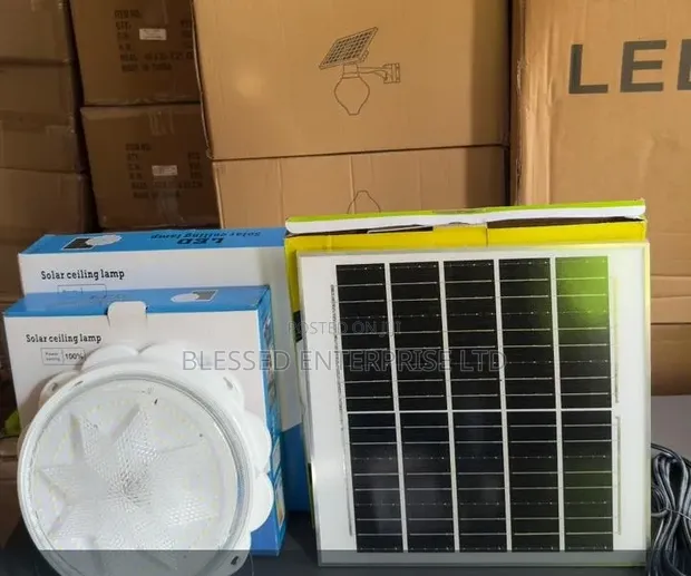 New 300 Watt Foldable Solar Panel Lights - 1