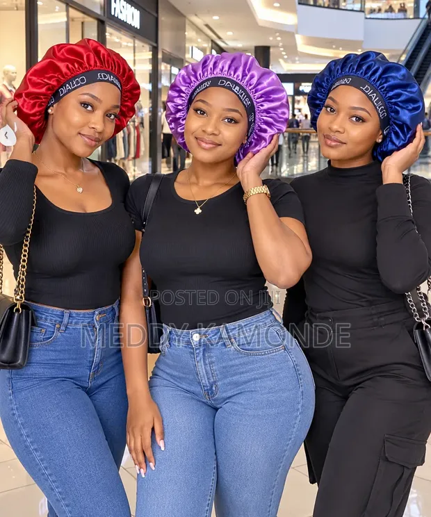 Elegant Satin Hair Bonnet/Head Wrap - 1