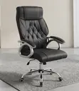 Kiti cha Ofisi cha Ngozi cha Mtendaji Ergonomic - 3