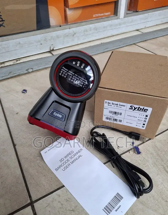 Syble XB-8602 Desktop Barcode Scanner - 1