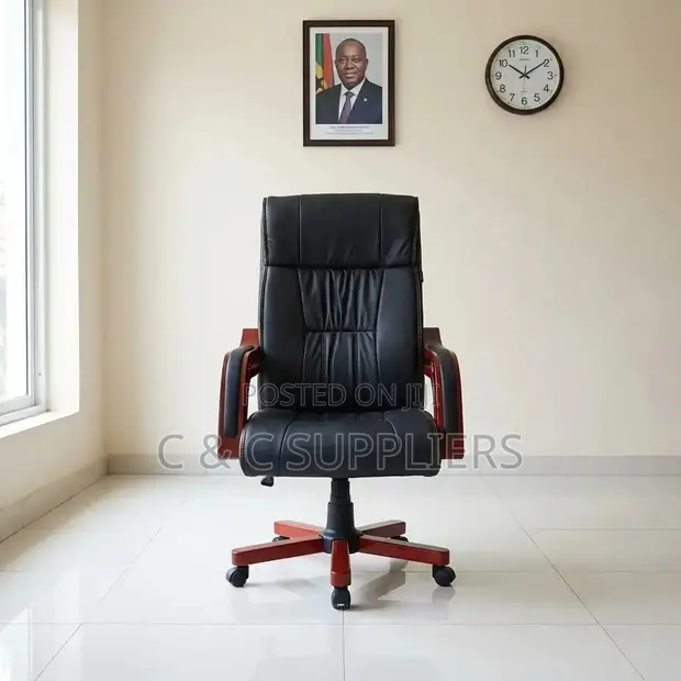 Leather Study Bliss Chair - 1