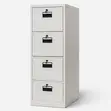 4-Drawer Steel Cabinet with 4 Keys - 2
