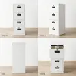 4-Drawer Steel Cabinet with 4 Keys - 4