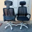 Ergonomic Office Seat with Headrest - Black - 2