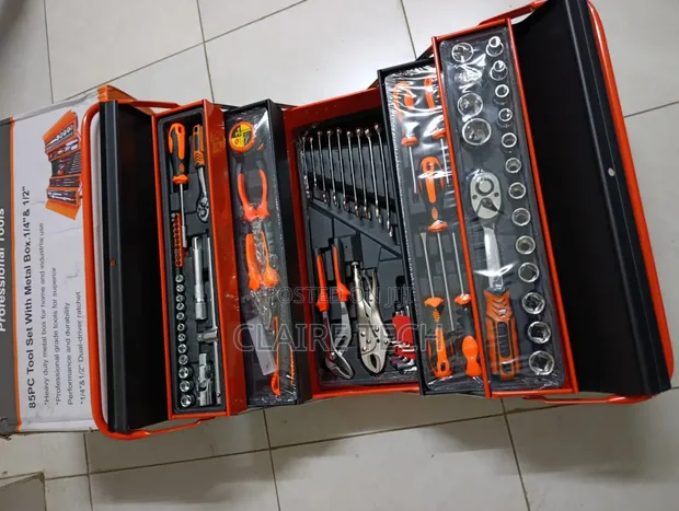 85-Piece Foldable Mechanical Toolbox - 1