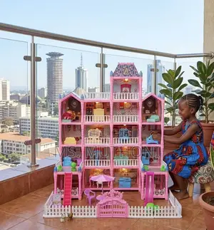 Nyumba ya Dola ya Kucheza ya Ghorofa Nyingi ya DIY