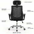 Secretary Mesh Chair with Headrest - 5