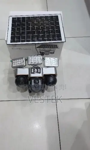 VTS30 4G Solar Security Camera (3 Lenses, Dual PTZ, V380 Pro)