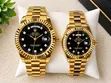 Rolex Couple Watches with Date Display - 2