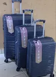 3-in-1 Rubber Suitcase Set with 360° Wheels - 1