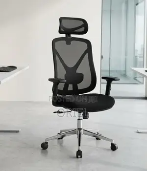 Kiti cha Ofisi Nyeupe cha Ergonomic chenye Usaidizi wa Mgongo wa Orthopedic