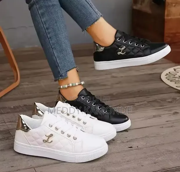 Adir White Designer Sneakers - Brand New - 1