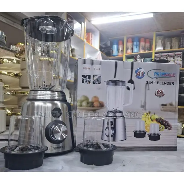 Primdale 3-in-1 Multifunctional Blender & Grinder – 600W - 1