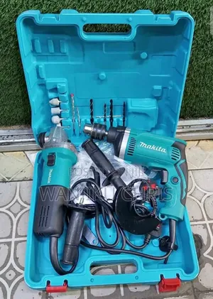 Makita Angle Grinder & Drill Combo Kit