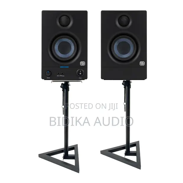 PreSonus Eris E3.5 Studio Monitors (Pair) with Stands - 1