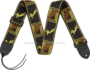 Embroidered Cotton Guitar Strap