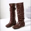 Leather Thigh High Boots for Ladies - 1