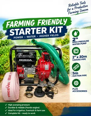 Honda Diesel Water Pump 2-inch with 30m Canvas Hose
