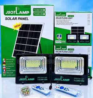 200W Solar Floodlight - 2-in-1