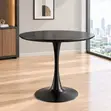 Round Marble Dining Set Table - 3