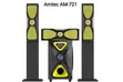 Amtec 3.1 AM-721 Tall Boy Sound System - 1