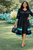 Plus Size Long Coat Dress - 2