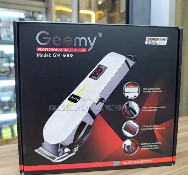 New Geemy Professional Hair Clippers Machine - 1