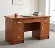 1400MM Executive Office Desk with Drawers & Cupboard - 1