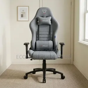 Ergonomic High-Back Gaming Chair - Grey