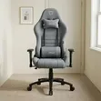 Ergonomic High-Back Gaming Chair - Grey - 1