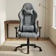 Ergonomic High-Back Gaming Chair - Grey - 2