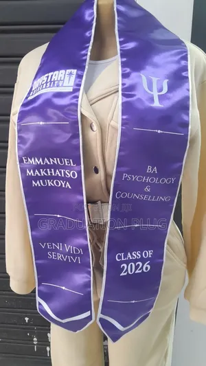 Premium Graduation Sash with Lining