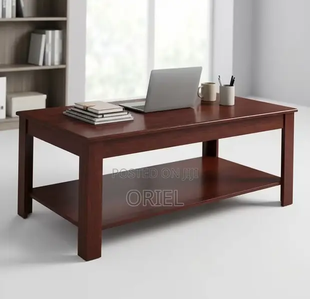 Meza ya Kahawa ya Ofisi ya Mahogany 1200MM Brown - 1