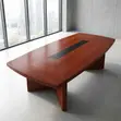 Meza ya Mkutano ya Mahogany 2.4M - 2