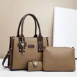 Alba Handbags Vintage Medium Brown Leather Handbag - 1