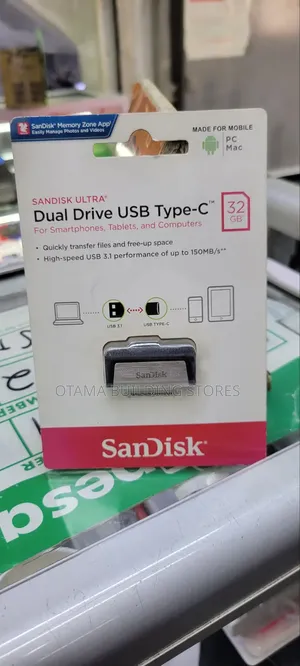 SanDisk Ultra Dual Drive 32GB USB-C Flash Disk