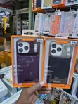 iPhone 18 Pro Max Kesi ya Ngozi na Chuma 2-in-1 - 3