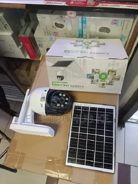 Kamera ya CCTV ya V380 4G Solar - Lens Moja, Nje ya Waya - 1